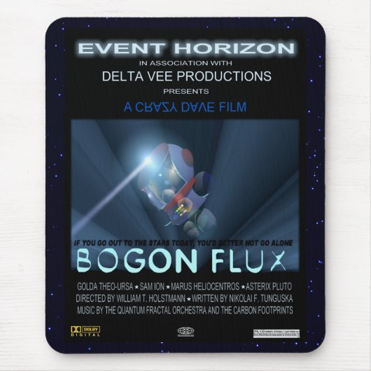 Teddybären im Weltraum Mousepad (Vorne)