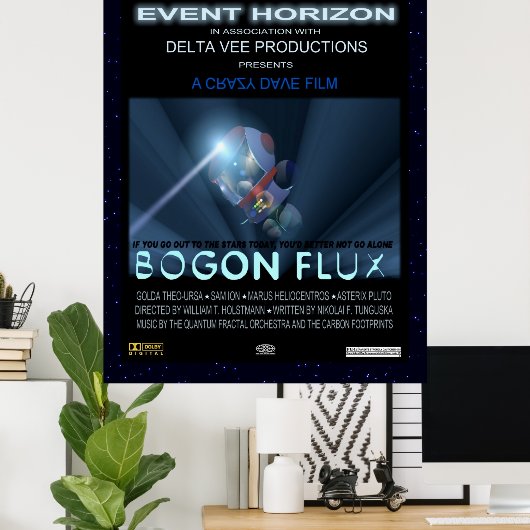 Teddybären im Weltraum Poster (Heimbüro)