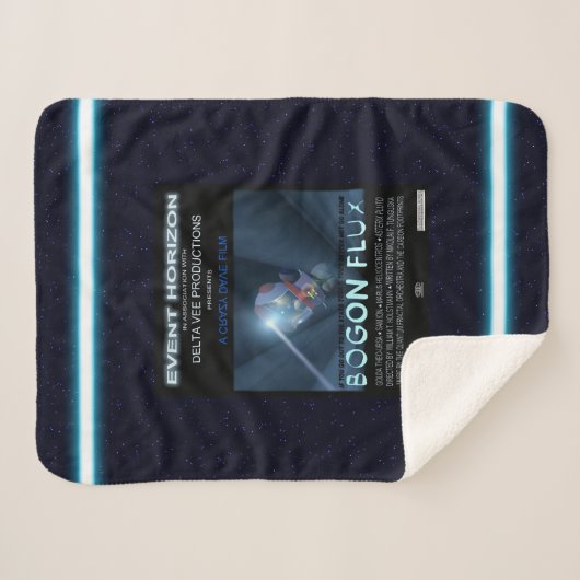 Teddybären im Weltraum Sherpadecke (Vorderseite (Horizontal))