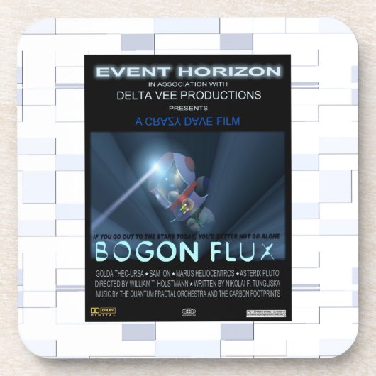 Teddybären im Weltraum Untersetzer (Vorderseite)