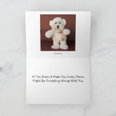 Teddybären Karte (Innenseite)