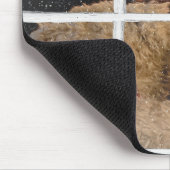 Teddybären mit Kamin Mousepad (Ecke)