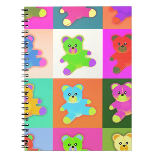 Teddybären Notizblock (Vorderseite)