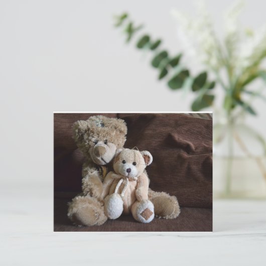 Teddybären Postkarte (Stehend Vorderseite)