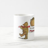Teddybären und Topf von Boston backten Bohnen Kaffeetasse (Mittel)