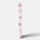 Teddybärhintergrund Rosa Case-Mate iPhone Hülle (Rückseite / Links)