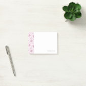 Teddybärhintergrund Rosa Post-it Klebezettel (Büro)