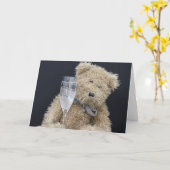 Teddybärkarte Karte (Gelbe Blume)