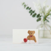 Teddybärlehrer Visitenkarte (Stehend Vorderseite)