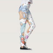 Teddybärmuster Leggings (Rechts)