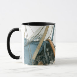Teddybärpilot, altes Flugzeug Tasse