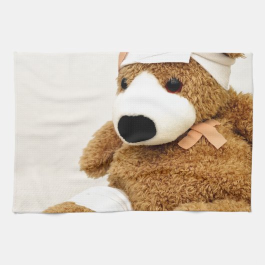 Teddybärtiergewohnheit personifizieren geschirrtuch (Horizontal)