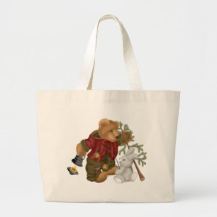 TeddybärWoodsman Jumbo Stoffbeutel