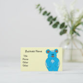 Teddybear Business Card Visitenkarte (Stehend Vorderseite)