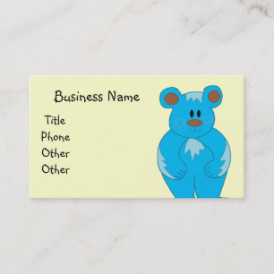Teddybear Business Card Visitenkarte