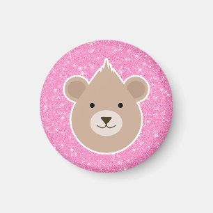 Teddybear Glitzer Magnet