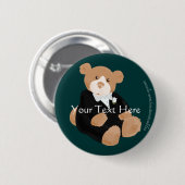 Teddybear Groom Button (Vorne & Hinten)