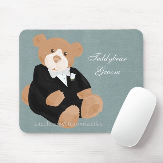 Teddybear GroomMousepad Mousepad (Mit Mouse)