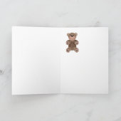 Teddybear - Grußkarte Karte (Innenseite)