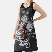 TeddyBear Snowboard/Shred/All-over Print Schürze (InSitu)