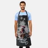 TeddyBear Snowboard/Shred/All-over Print Schürze (Getragen)