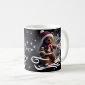 TeddyBear Snowboard/Shred/Tasse Kaffeetasse (VorderseiteRechts)