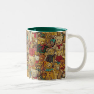 teddybear Weihnachten Zweifarbige Tasse