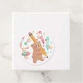 Teddy's Back to School Illustration Geschenkanhänger (Beispiel)