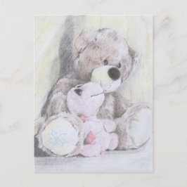 Teddys beste Freundin-Schildkröte Postkarte