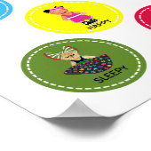 Teddy's Big Gefühls Chart Poster (Ecke)