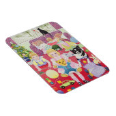 Teddy's Christmas Pajamas Magnet (Rechte Seite)