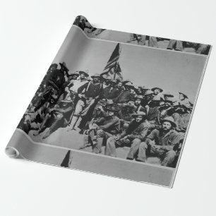 Teddy's Colts Teddy Roosevelt Rough Riders 1898 Geschenkpapier