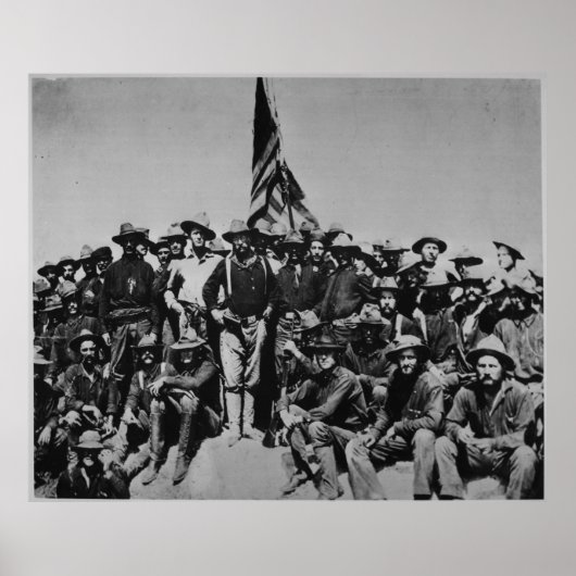 Teddy's Colts Teddy Roosevelt Rough Riders 1898 Poster (Vorne)