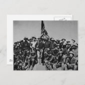 Teddy's Colts Teddy Roosevelt Rough Riders 1898 Postkarte (Vorne/Hinten)
