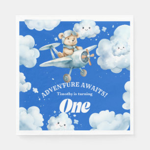 Teddys erste Geburtstagsexpedition Serviette