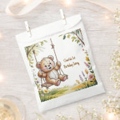 Teddys erstes GeburtstagsschwingenParty Geschenktütchen (Ausgeschnitten)
