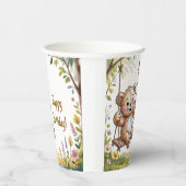 Teddys erstes GeburtstagsschwingenParty Pappbecher (Rechts)