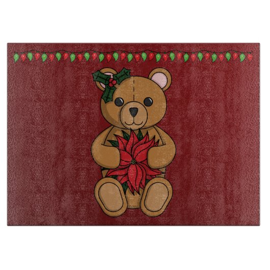 Teddy's Geschenkglas Cutting Board Schneidebrett (Vorderseite)