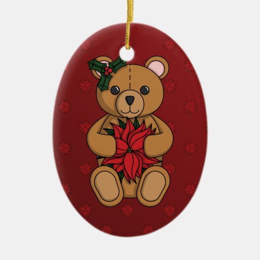 Teddys Geschenkschmuck Keramik Ornament (Vorne)