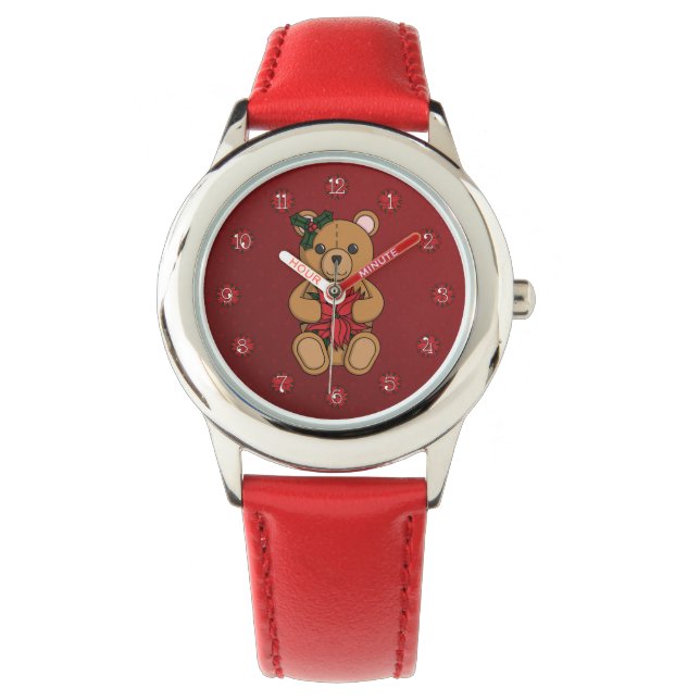 Teddys Geschenkuhr Armbanduhr (Vorderseite)