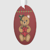 Teddy's Gift Acrylic Ornament (Vorderseite)