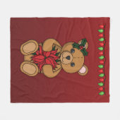 Teddy's Gift Fleece Blanket (Vorderseite (Horizontal))