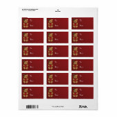 Teddy's Gift Label Adressaufkleber (Vorne)