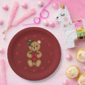 Teddy's Gift Paper Plate Pappteller (Party)
