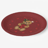 Teddy's Gift Paper Plate Pappteller (Schrägansicht)