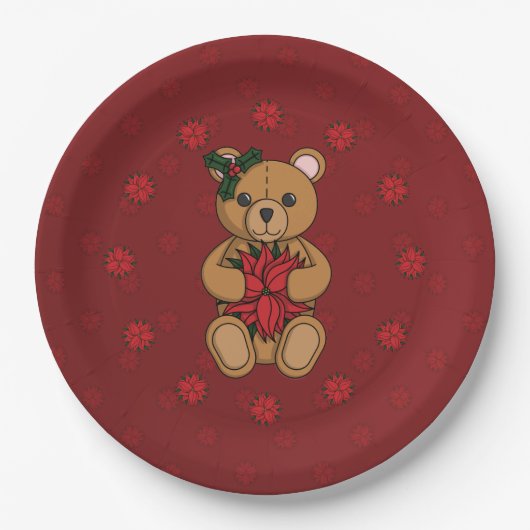 Teddy's Gift Paper Plate Pappteller (Vorderseite)