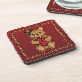 Teddy's Gift Square Untersetzer (Linke Seite)