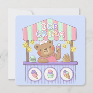 Teddy's Ice Cream Parlor Karte