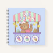 Teddy's Ice Cream Parlor Notizblock (Vorderseite)
