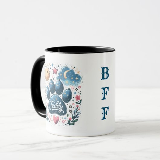 Teddy's Pawfect-Tasse Tasse (Vorderseite Links)